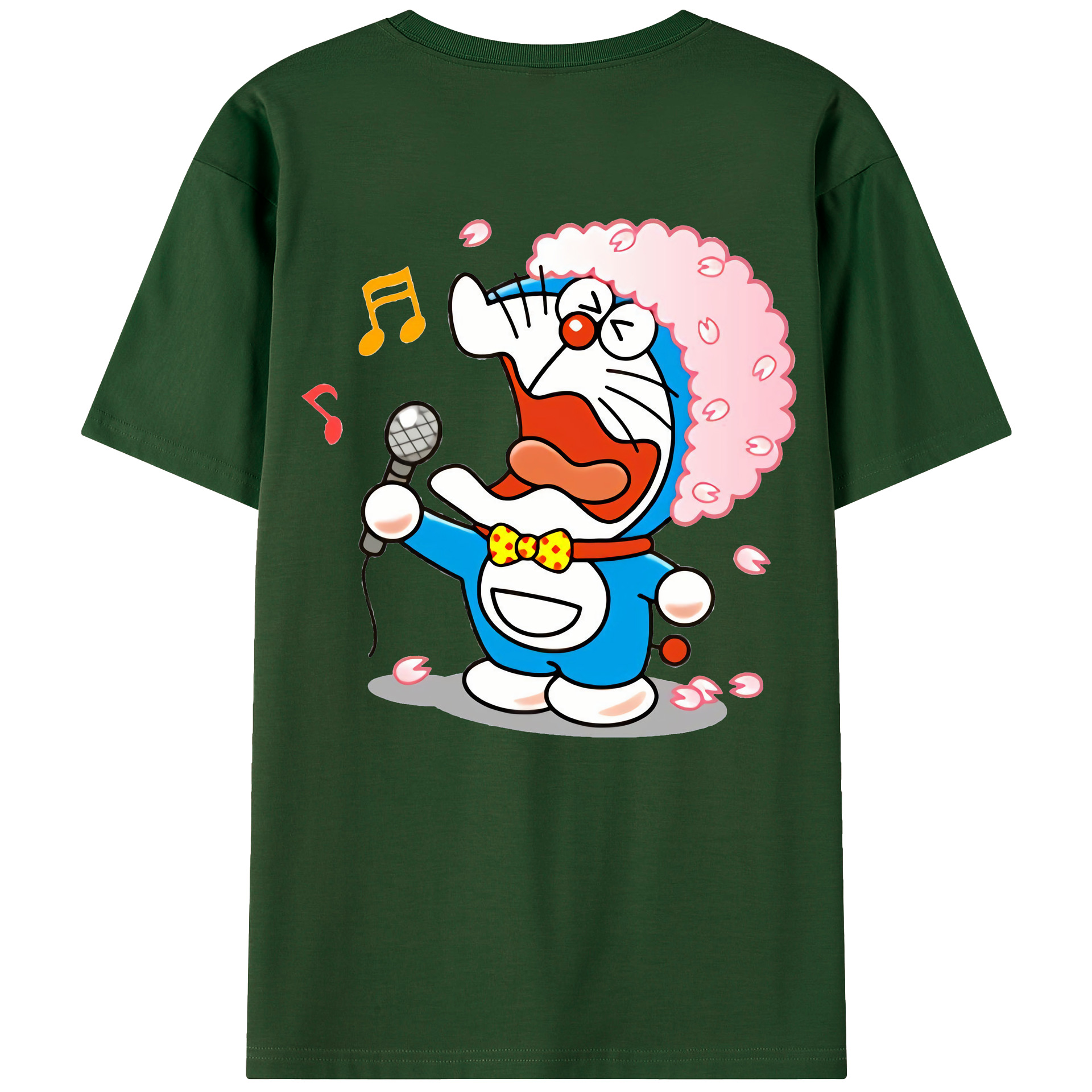 （画像用） ドラえもん Doraemon 綿100％半袖Tシャツ（背面プリント）